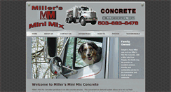 Desktop Screenshot of millersminimix.com